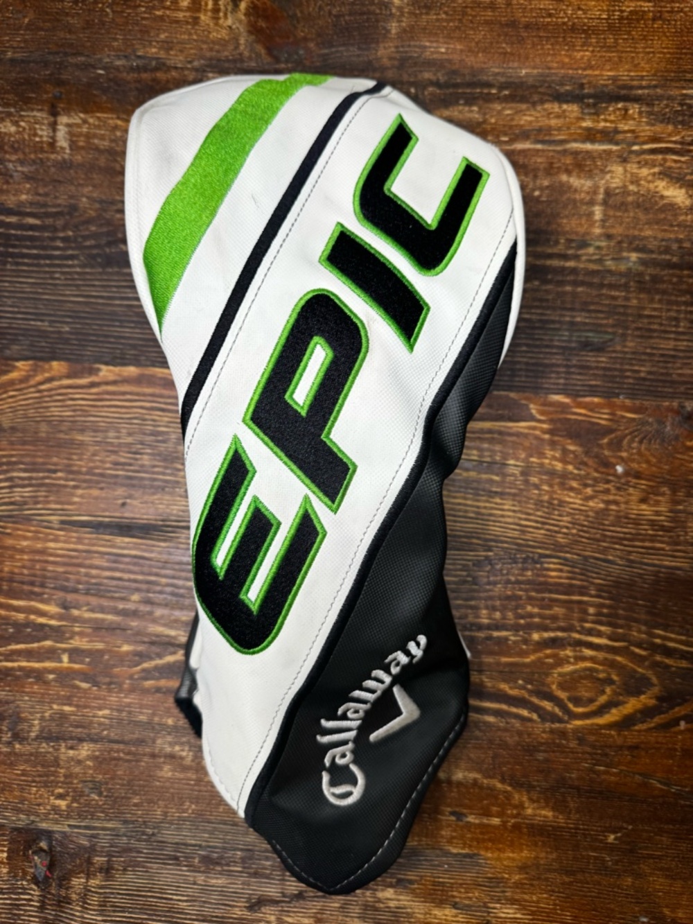 Callaway Epic Driver Headcover Black White Green OEM Golf Club Cover